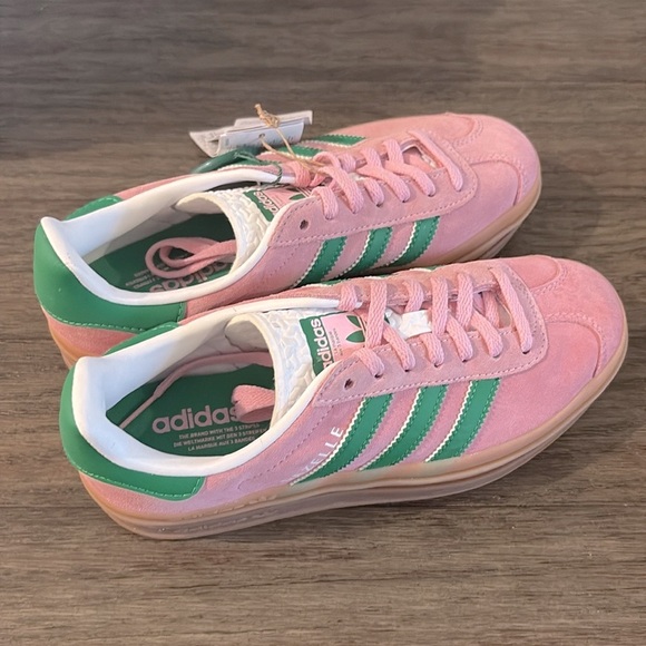 NWT [Adidas] Gazelle Bold Suede Sneakers Tennis Shoes Women’s 5.5 / Men’s 4.5 - Picture 10 of 16